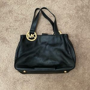 Michael Kors EUC No Flaws Black Tote Leather